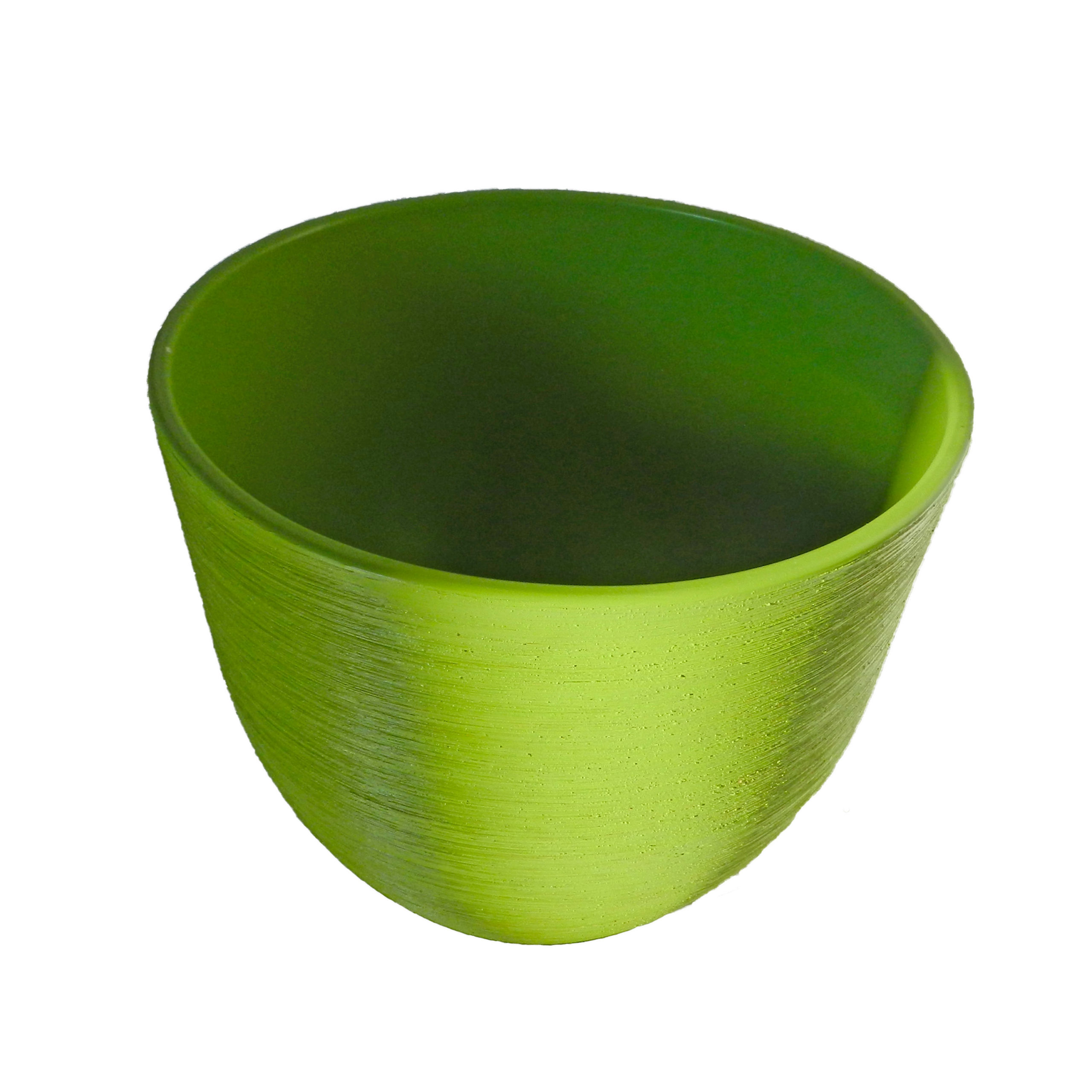 Vaso in ceramica verde texture a righe - h 29 cm, shop online vasi piante e  fiori