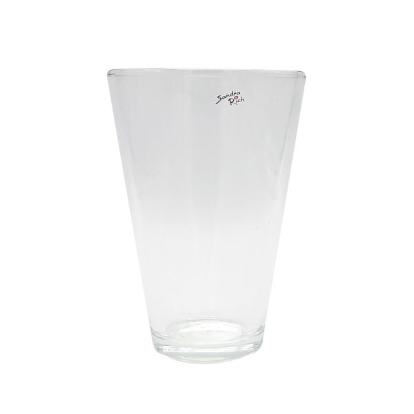 Vaso a cono vetro spesso Sandra Rich