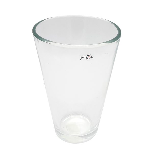 Vaso a cono vetro spesso Sandra Rich