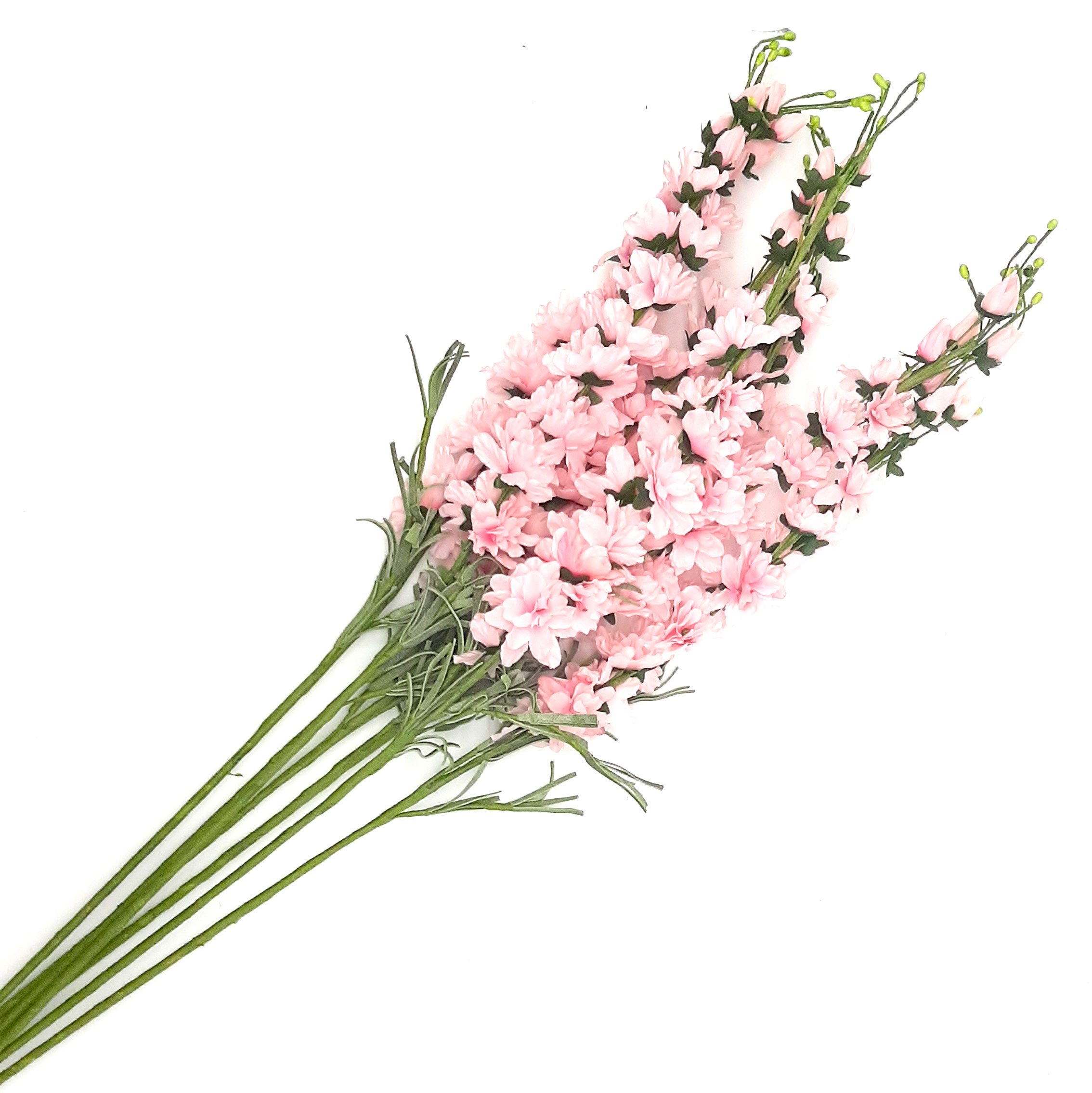 Delphinium rosa sintetico - 90 cm, shop online fiori artificiali