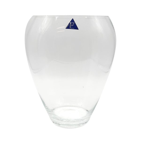 Vaso in vetro bombato - h 30 cm