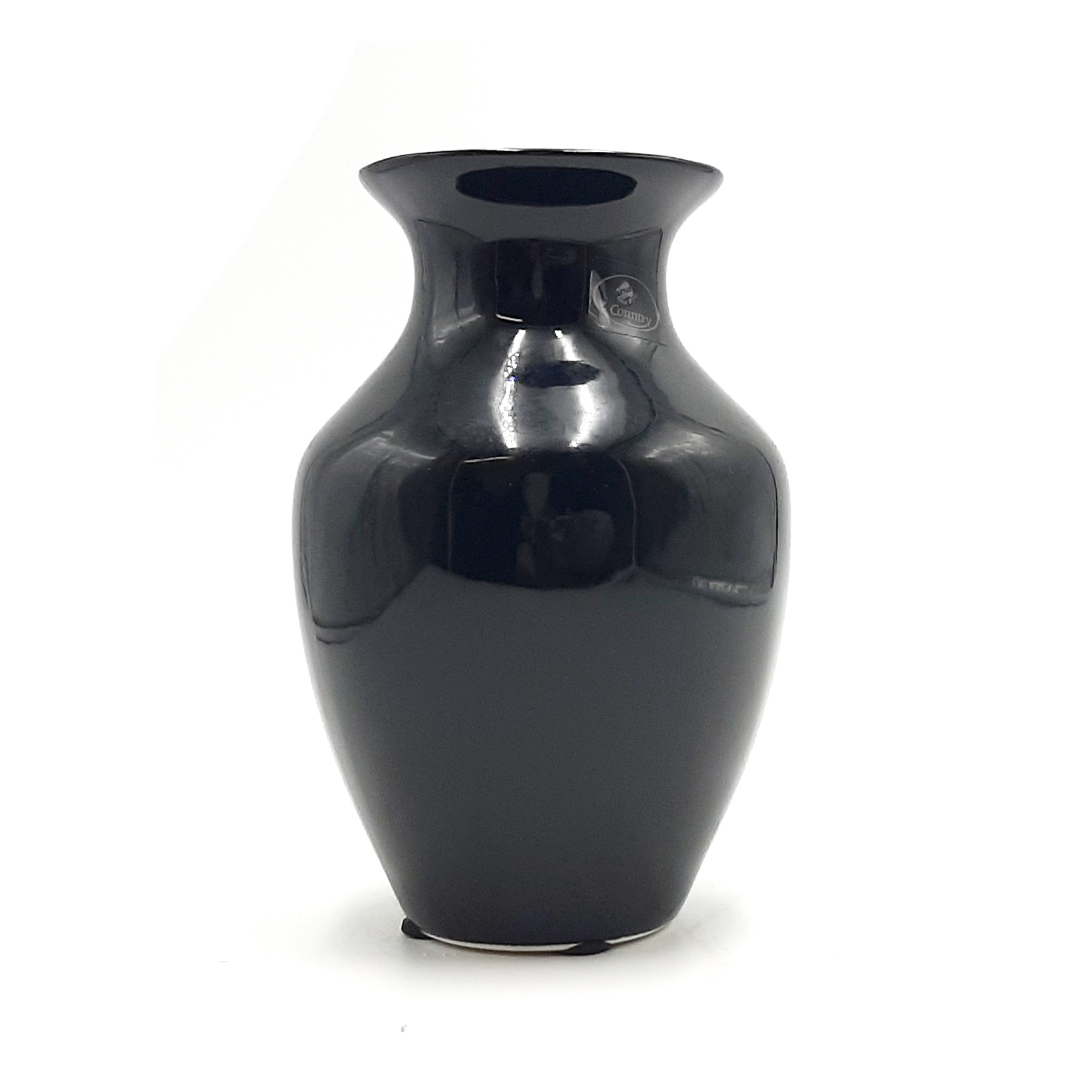 Vaso in ceramica nero elegante - 2 misure, shop online vasi piante e fiori